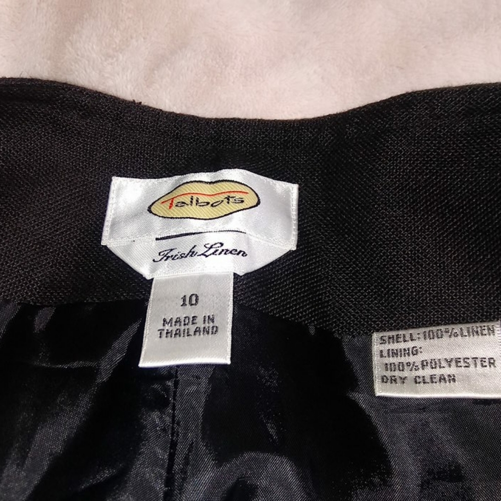 EUC Talbot's Wide Leg Linen Dress Pants - Picture 3 of 4